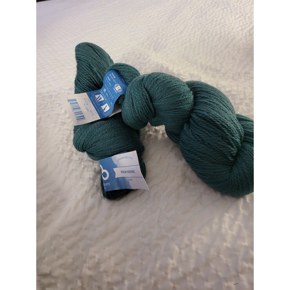 Cloudborn Highland Fingering Ocean 494 yds 100g 2 skein Made with Love from Peru